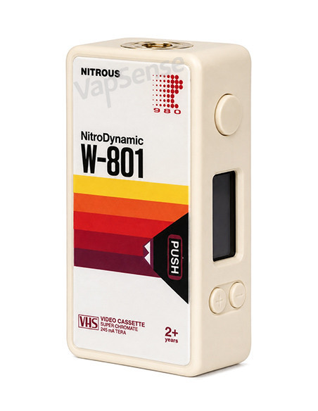 Mechvape x Nitrous Pocket PEEK Edition Mod 80W diseño VHS Dynamics