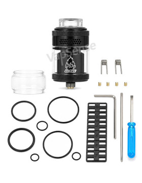 Thunder Cloud x Mike Vapes Blaze Solo 2 RTA 25mm contenido del pack