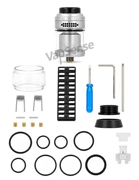 Thunder Cloud x Vaping Bogan Bonza Pro RTA 26mm contenido del pack