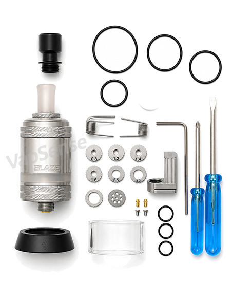 Thunder Cloud x Mike Vapes Blaze MTL RTA 22mm contenido del pack
