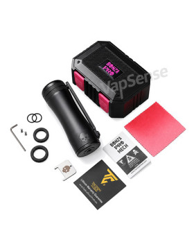 Thunder Cloud x Vaping Bogan Bonza Pro Mech Mod color Brass Black contenido