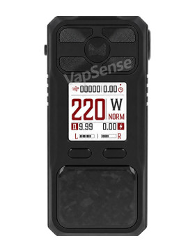 BD Vape Rayden 220 Mod Full Black Frontal