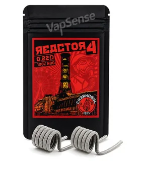 Resistencias Chernobyl Coils Reactor 4 0.22 Ohm Dual