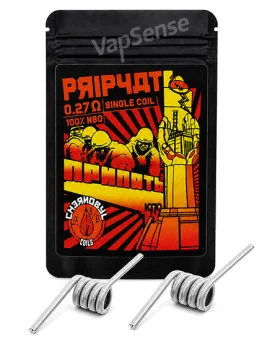 Resistencias Chernobyl Coils Pripyat N80 0.27 Ohm Single