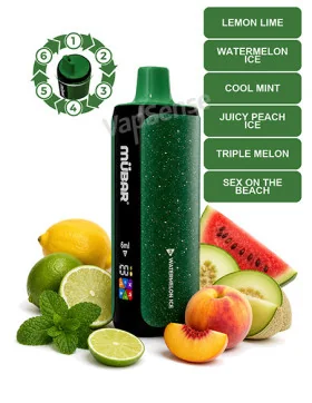 Mübar 6en1 Citrus Fresh 240000 Puffs