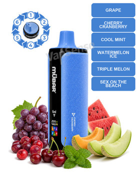 Mübar 6en1 Bold & Classic 240000 Puffs