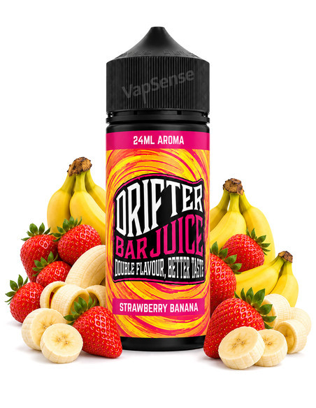 Strawberry Banana Longfill Drifter Bar 120ml con 24ml de aroma