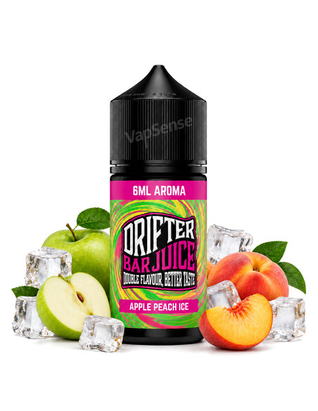 Apple Peach Ice Longfill Drifter Bar 30ml con 6ml de aroma
