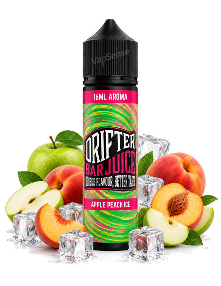 Apple Peach Ice Longfill Drifter Bar 60ml con 16ml de aroma