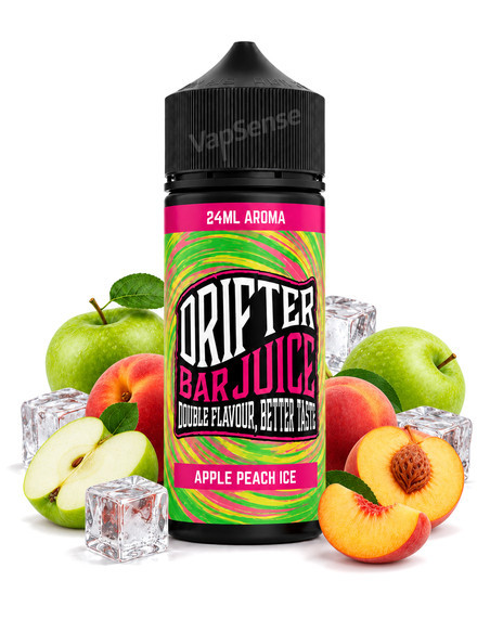 Apple Peach Ice Longfill Drifter Bar 120ml con 24ml de aroma