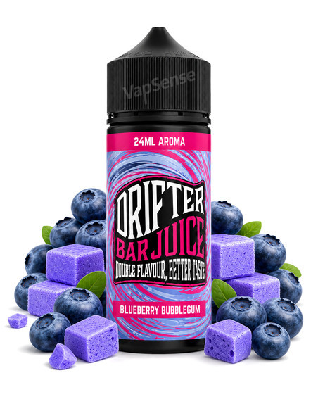 Blueberry Bubblegum Longfill Drifter Bar 120ml con 24ml de aroma