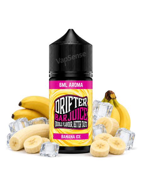 Banana Ice Longfill Drifter Bar 30ml con 6ml de aroma
