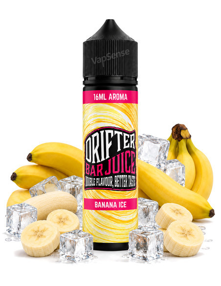 Banana Ice Longfill Drifter Bar 60ml con 16ml de aroma