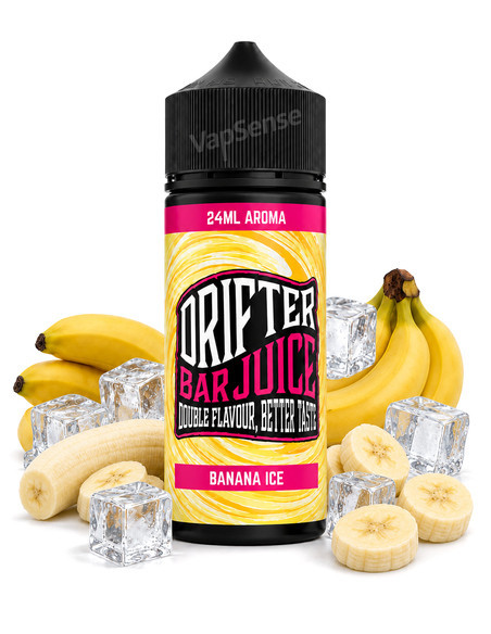 Banana Ice Longfill Drifter Bar 120ml con 24ml de aroma