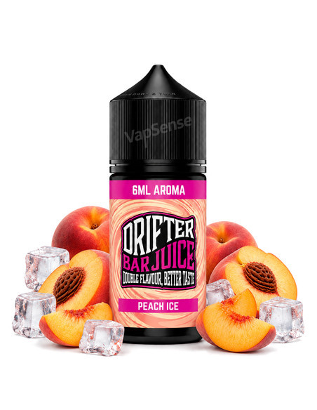 Peach Ice Longfill Drifter Bar 30ml con 6ml de aroma
