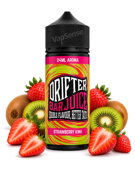Strawberry Kiwi Longfill Drifter Bar 120ml con 24ml de aroma
