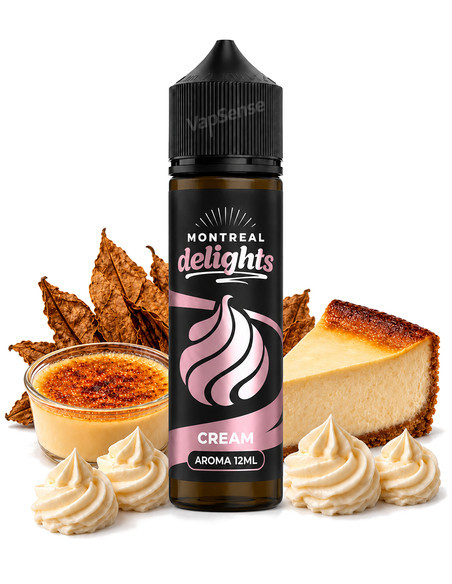 Cream Longfill Montreal Delights 60ml con 12ml de aroma