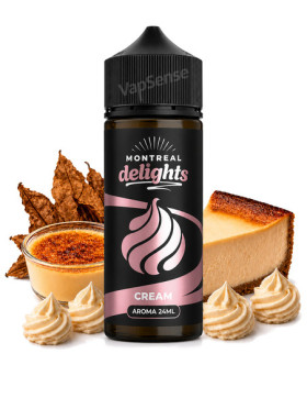 Cream Longfill Montreal Delights 120ml con 24ml de aroma