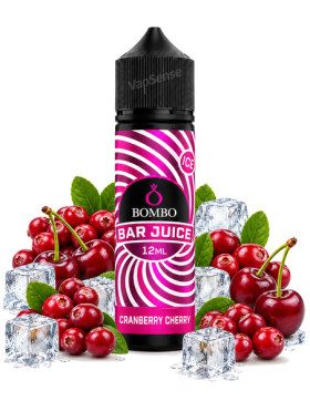 Cranberry Cherry Longfill Bombo Bar Juice 60ml con 10ml de aroma