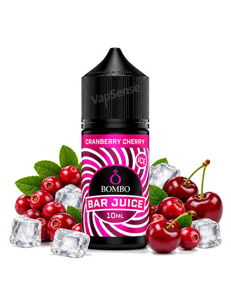 Cranberry Cherry Longfill Bombo Bar Juice 30ml con 10ml de aroma