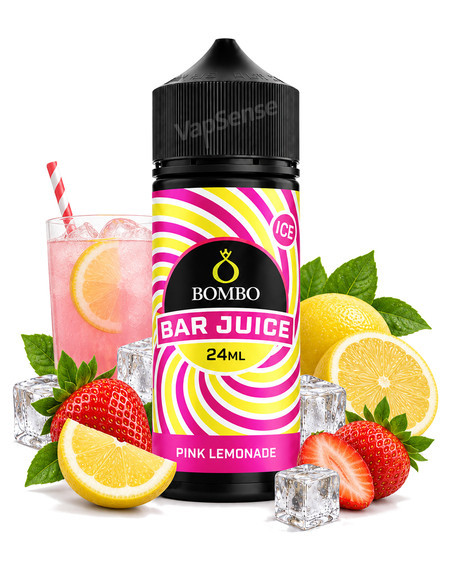 Pink Lemonade Ice Longfill Bombo Bar Juice 120ml con 24ml de aroma