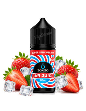 Super Strawberry Ice Longfill Bombo Bar Juice 30ml con 10ml de aroma