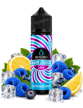 Ultra Blue Razz Ice Longfill Bombo Bar Juice 60ml con 12ml de aroma