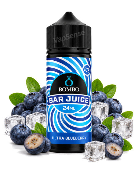 Ultra Blueberry Ice Longfill Bombo Bar Juice 120ml con 24ml de aroma