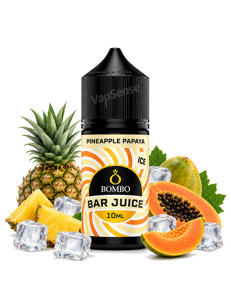 Pineapple Papaya Ice Longfill Bombo Bar Juice 30ml con 10ml de aroma
