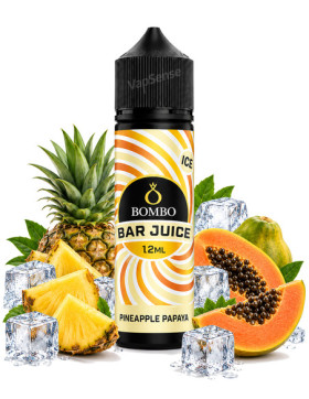 Pineapple Papaya Ice Longfill Bombo Bar Juice 60ml con 12ml de aroma