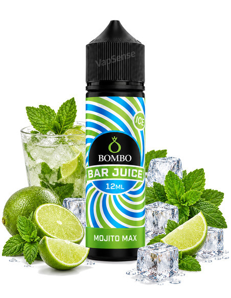 Mojito Max Ice Longfill Bombo Bar Juice 60ml con 12ml de aroma