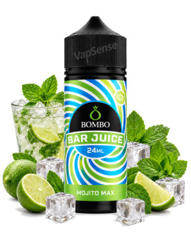 Mojito Max Ice Longfill Bombo Bar Juice 120ml con 24ml de aroma