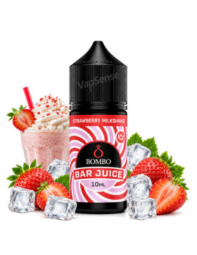 Strawberry Milkshake Ice Longfill Bombo Bar Juice 30ml con 10ml de aroma