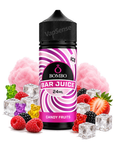 Candy Fruits Ice Longfill Bombo Bar Juice 120ml con 24ml de aroma