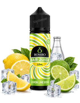 Lemon Lime Soda Ice Longfill Bombo Bar Juice 60ml con 12ml de aroma