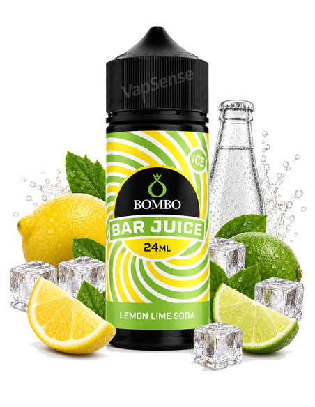 Lemon Lime Soda Ice Longfill Bombo Bar Juice 120ml con 24ml de aroma