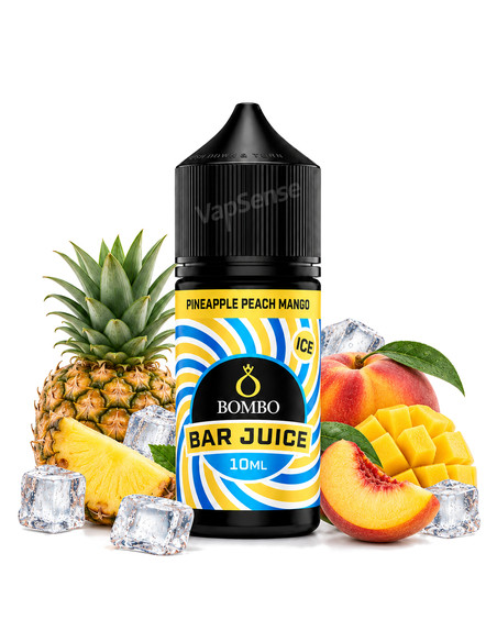 Pineapple Peach Mango Ice Longfill Bombo Bar Juice 30ml con 10ml de aroma