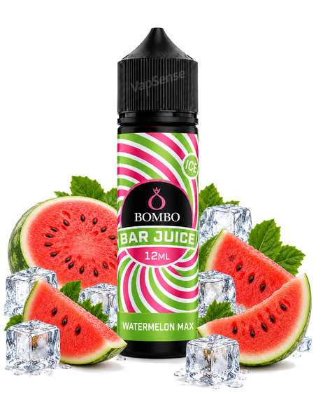 Watermelon Max Ice Longfill Bombo Bar Juice 60ml con 12ml de aroma