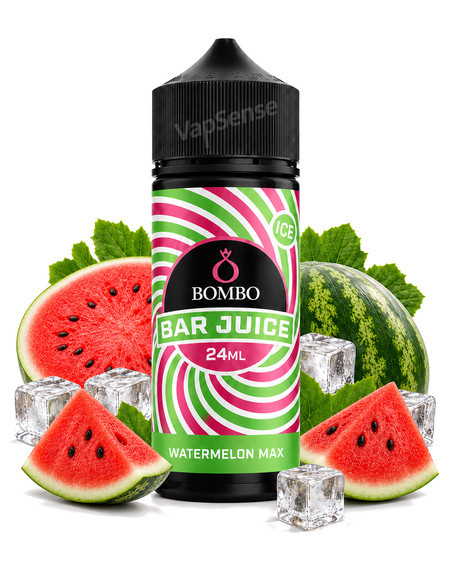 Watermelon Max Ice Longfill Bombo Bar Juice 120ml con 24ml de aroma