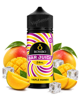 Triple Mango Ice Longfill Bombo Bar Juice 120ml con 24ml de aroma