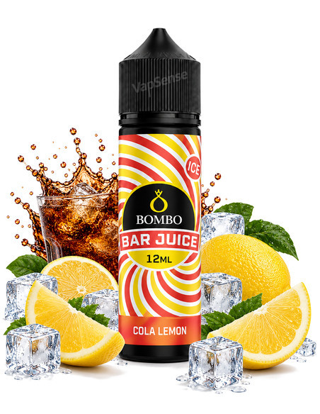 Cola Lemon Ice Longfill Bombo Bar Juice 60ml con 12ml de aroma