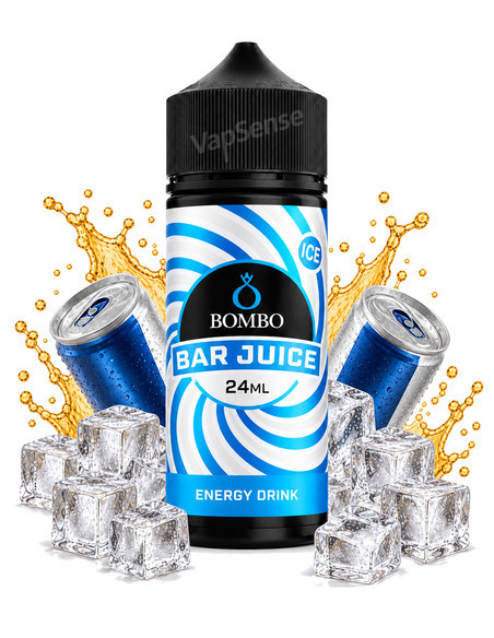 Energy Drink Ice Longfill Bombo Bar Juice 120ml con 24ml de aroma