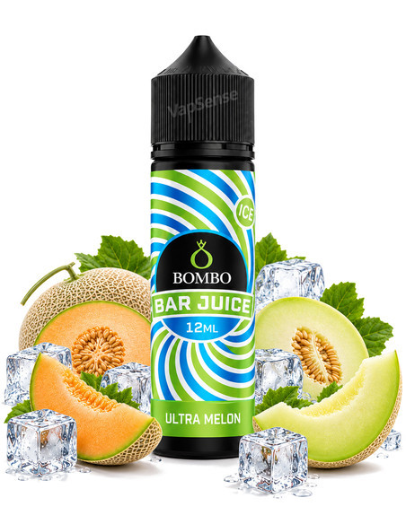 Ultra Melon Ice Longfill Bombo Bar Juice 60ml con 12ml de aroma