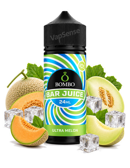 Ultra Melon Ice Longfill Bombo Bar Juice 120ml con 24ml de aroma