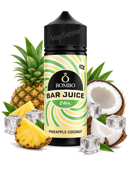 Pineapple Coconut Ice Longfill Bombo Bar Juice 120ml con 24ml de aroma