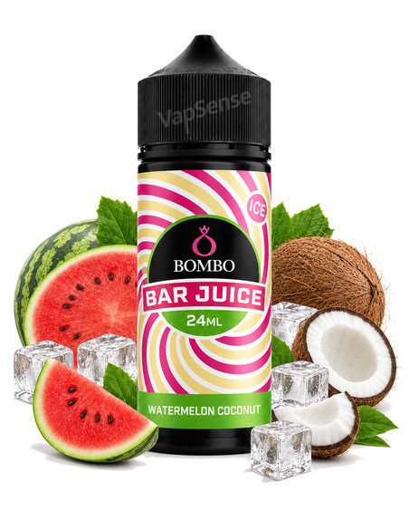 Watermelon Coconut Ice Longfill Bombo Bar Juice 120ml con 24m de aroma