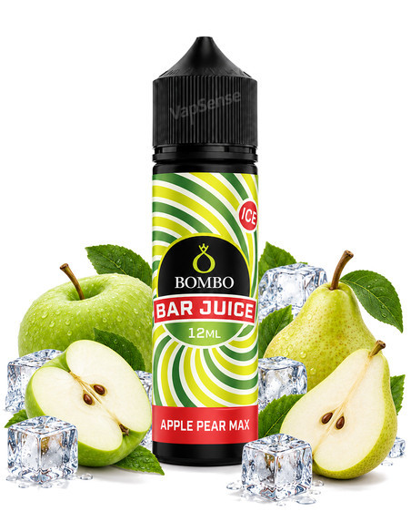 Apple Pear Max Ice Longfill Bombo Bar Juice 60ml con 12ml de aroma
