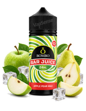 Apple Pear Max Ice Longfill Bombo Bar Juice 120ml con 24ml de aroma