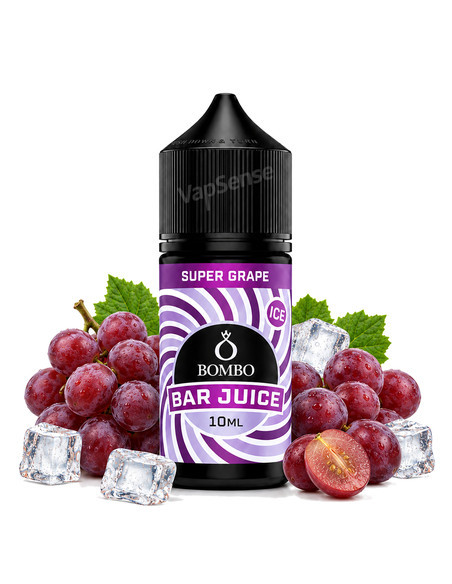 Super Grape Ice Longfill Bombo Bar Juice 30ml con 10ml de aroma