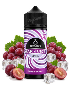Super Grape Ice Longfill Bombo Bar Juice 120ml con 24ml de aroma
